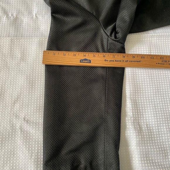 STYLE & CO Black Dressy Crop Coat Blazer Sparkly Shine Buttoned Pleated, 18 - Picture 8 of 14